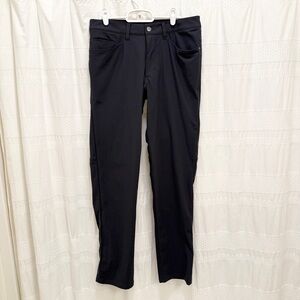 Lululemon ABC Classic 5 Pocket Tapered Pant Charcoal Gray Mens 30x31 Performance